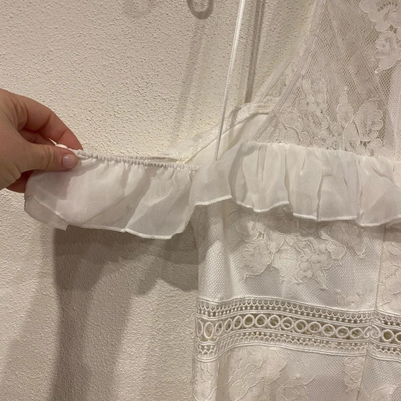 NWT Two Sisters the Label White Lace Dress Size 8 - Picture 5 of 5